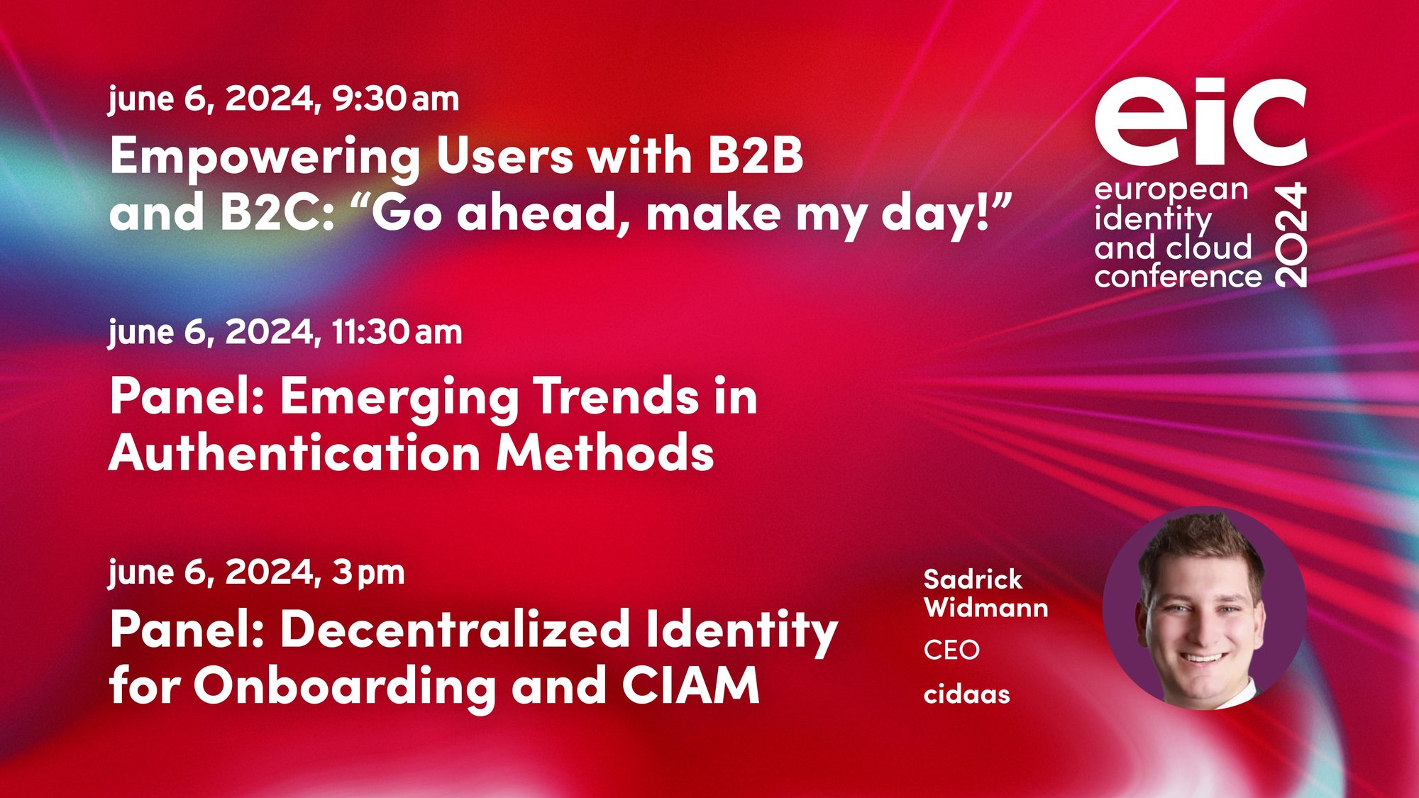 cidaas auf der European Identity & Cloud Conference EIC 2024